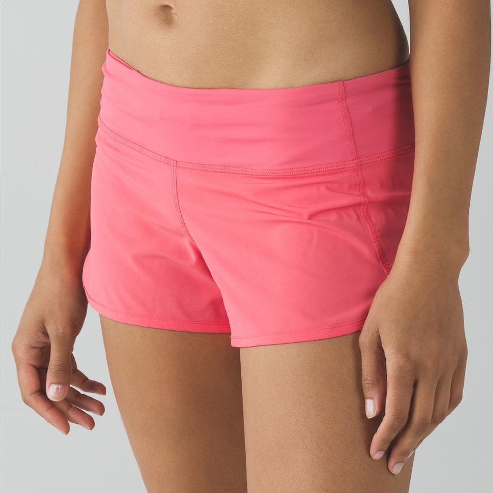 Lululemon Pink Lemonade Speed short